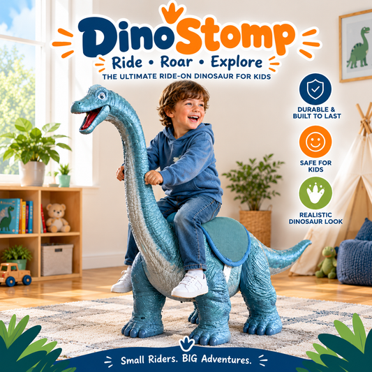 DinoStomp™ Ride-On Dinosaur Walker